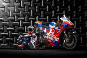 Scopri di più sull'articolo MotoGP, livree Ducati Pramac ai raggi X: mix rosso fluo e blu michelizzato